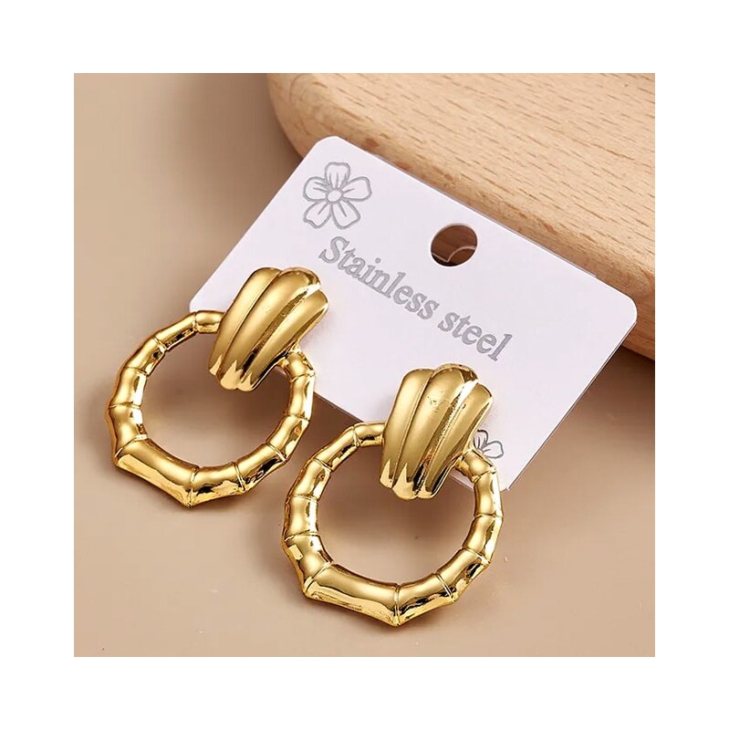 Oceľové náušnice Glare 681 66354047