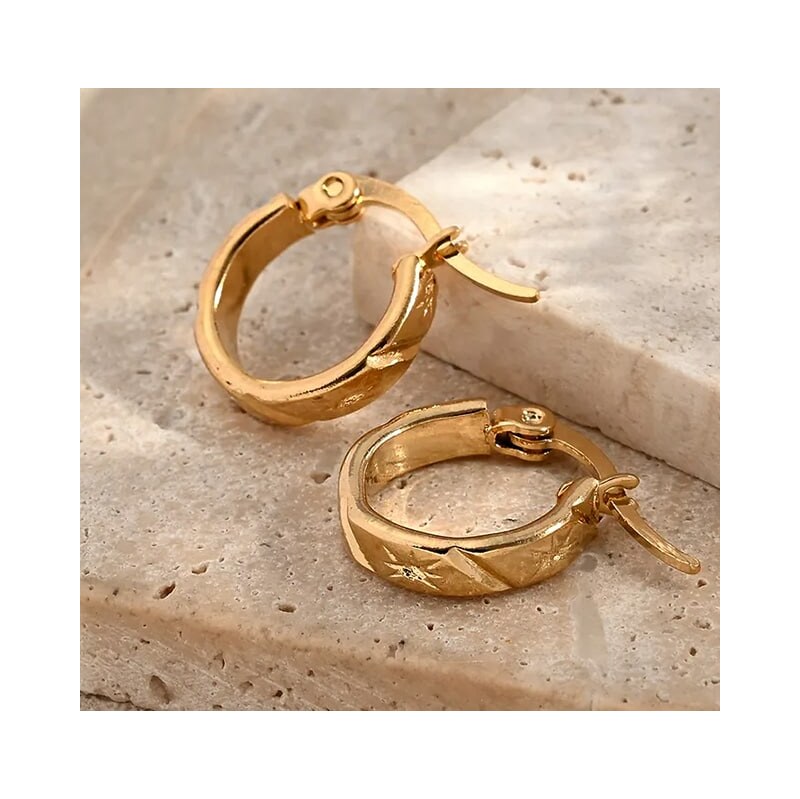 Oceľové náušnice Glare 683 66354049