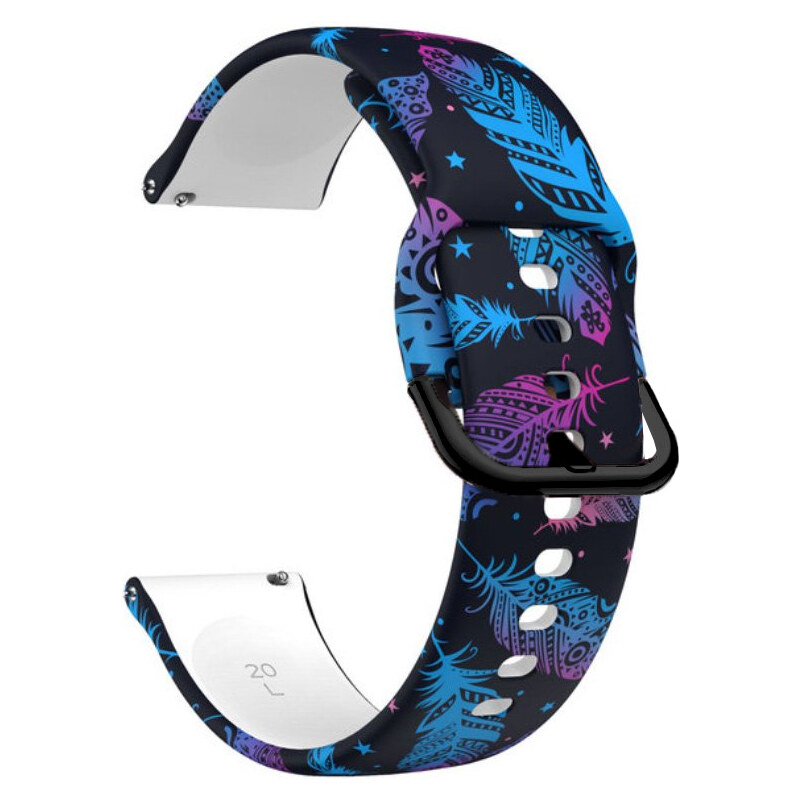 Madvell Silikónový remienok Pierka čierna 22 mm 67661625