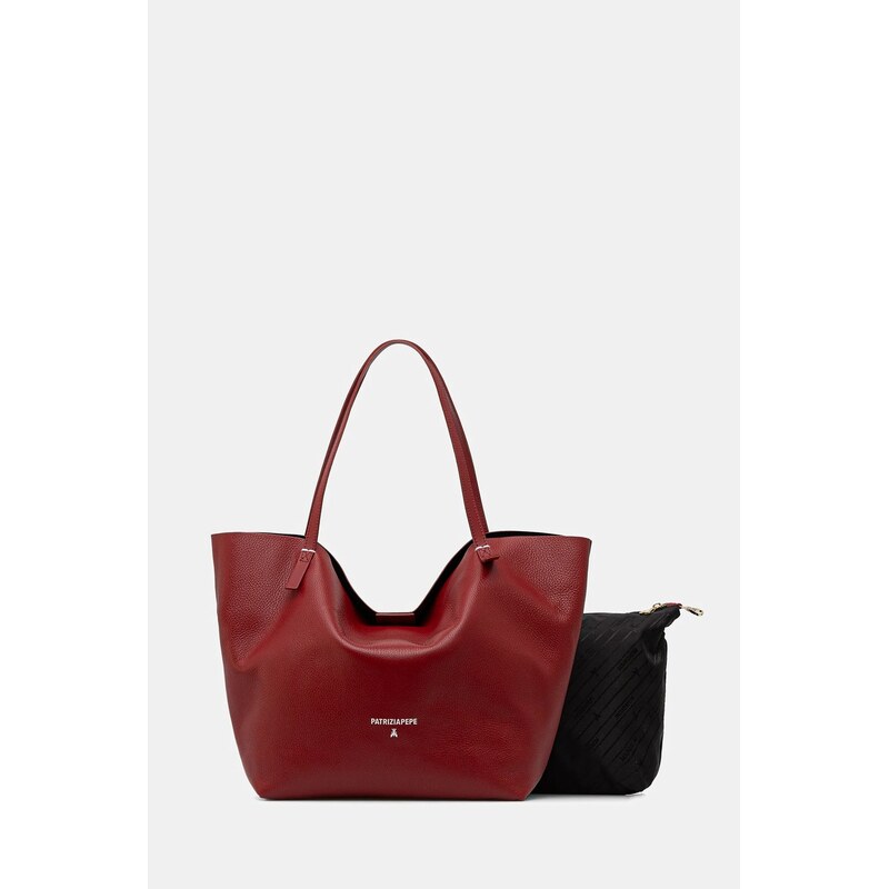 Kožená kabelka Patrizia Pepe 65410651