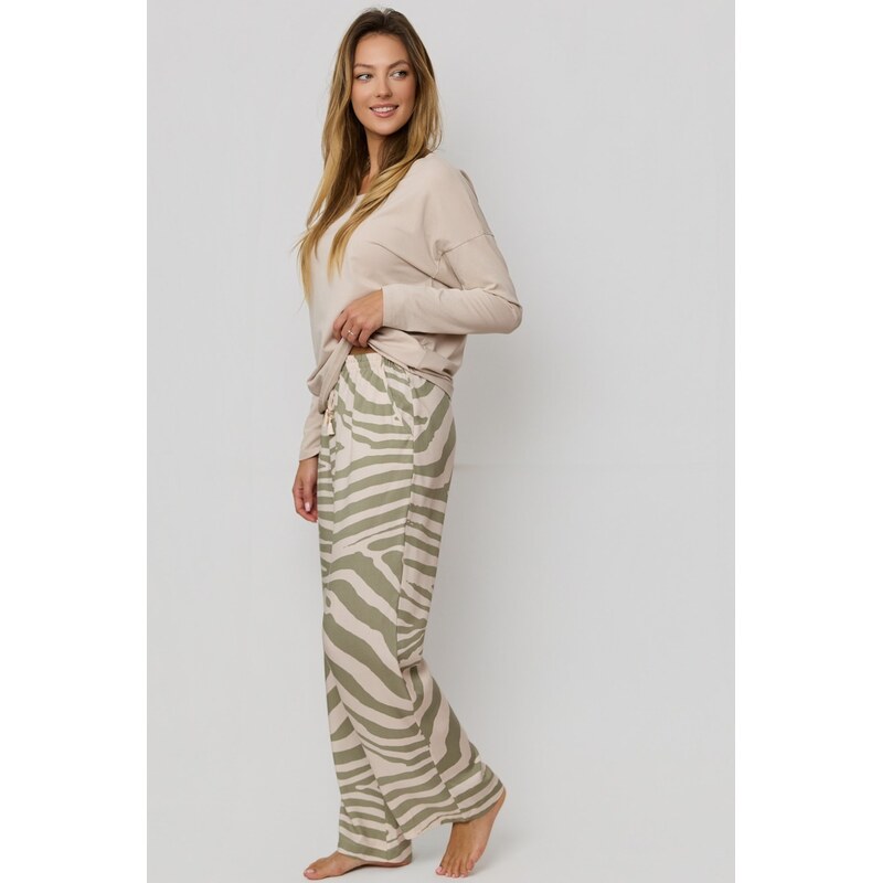 mefemi dámske dlhé pyžamo Selene - bavlna 66362249
