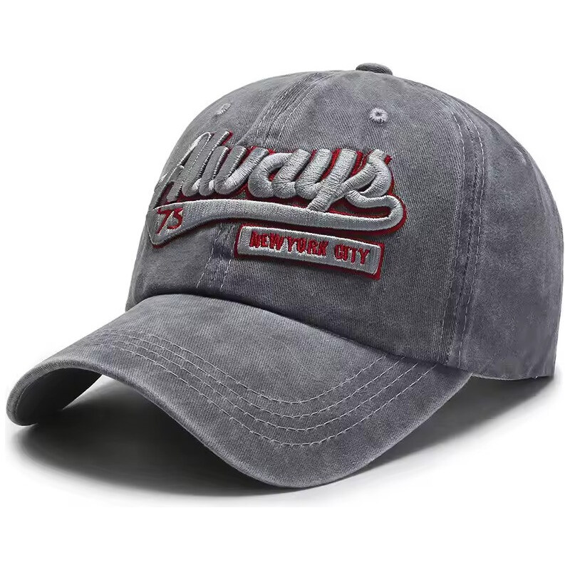 EDIKO ANG-E Bavlnená Šiltovka Always New York Šedá 65230289