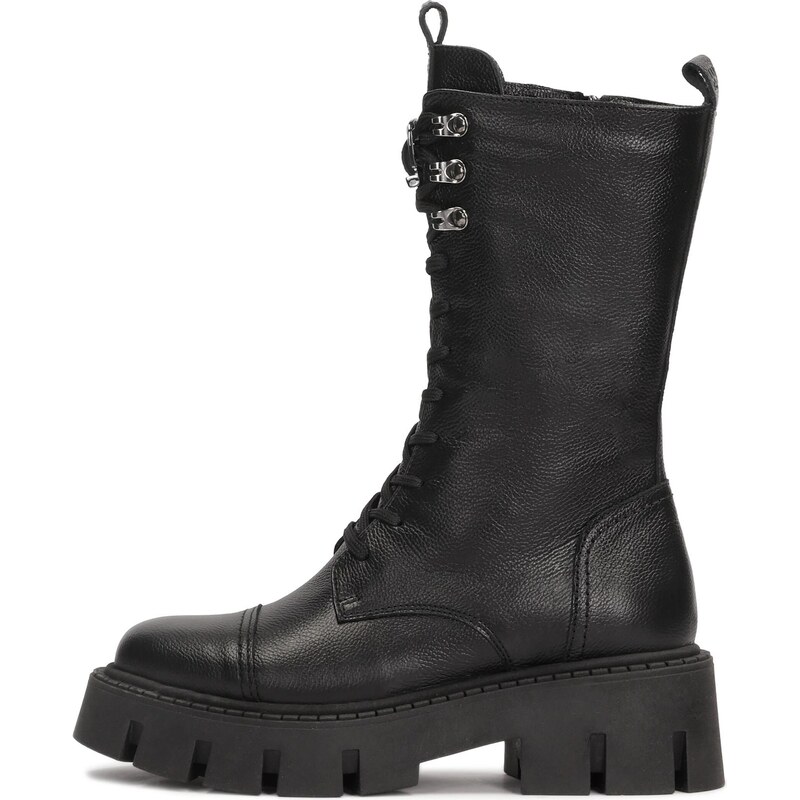 Kazar Šnurovacie čižmy čierna 66346206