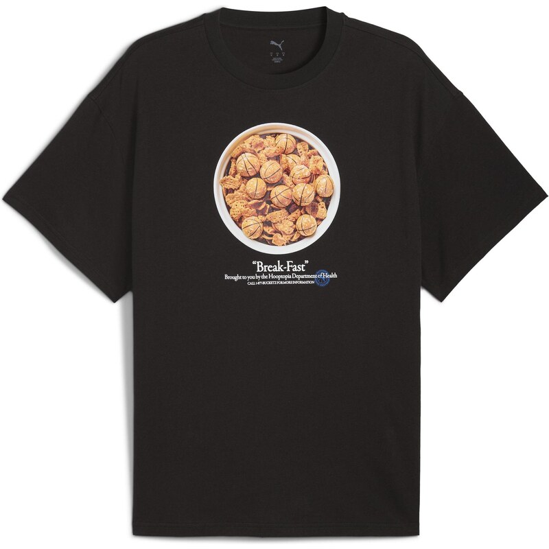 Puma Hooptopia Break Fast Tee - Pánske - Tričko Puma - Čierne - 632881 66361309