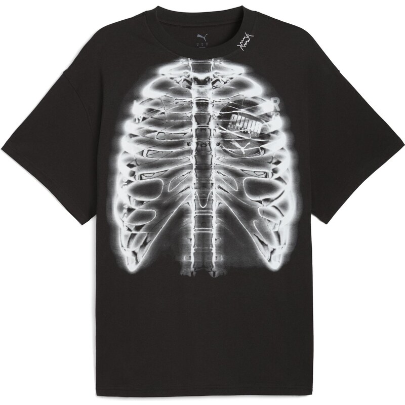 Puma Hooptopia Hoopray Vision Tee - Pánske - Tričko Puma - Čierne - 66361310