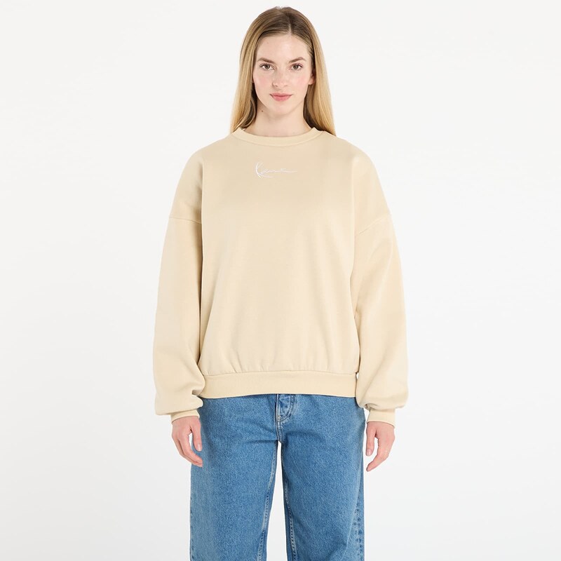 Mikina Karl Kani Small Signature Essential OS Crew Beige M 66363576