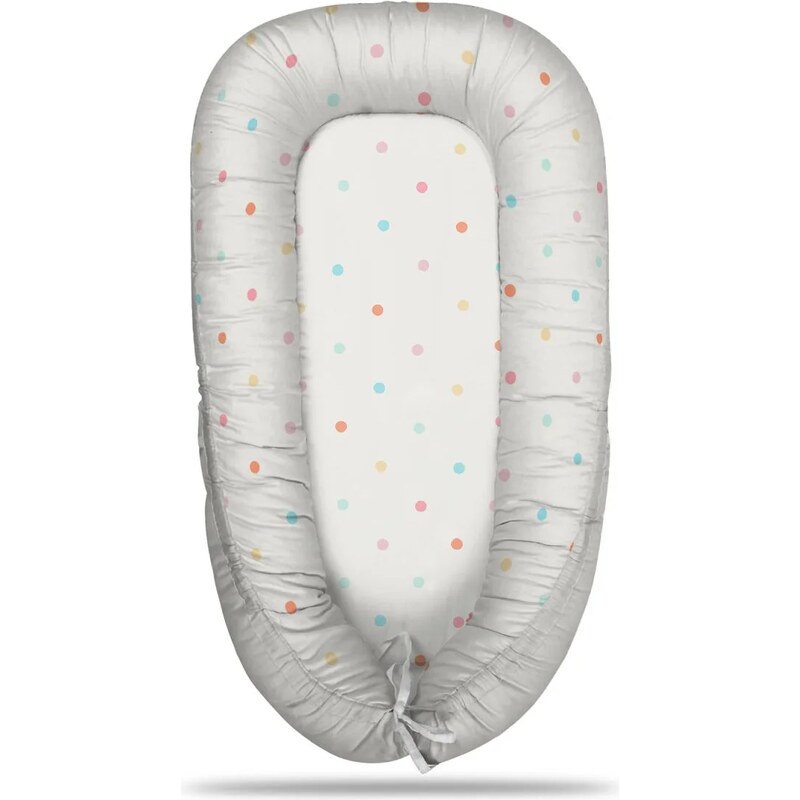 Sablio Hniezdočko pre bábätko Farebné bodky na béžovej 65114003