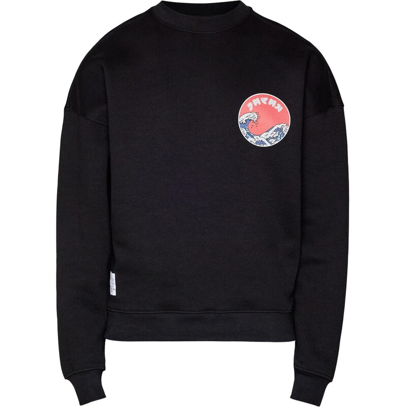 ALPHA INDUSTRIES Mikina Japan Wave Warrior tmavosivá / červená / 66371834