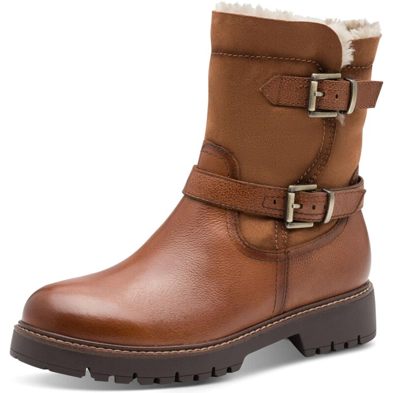 Tamaris Členkové čižmy koňaková 66372071