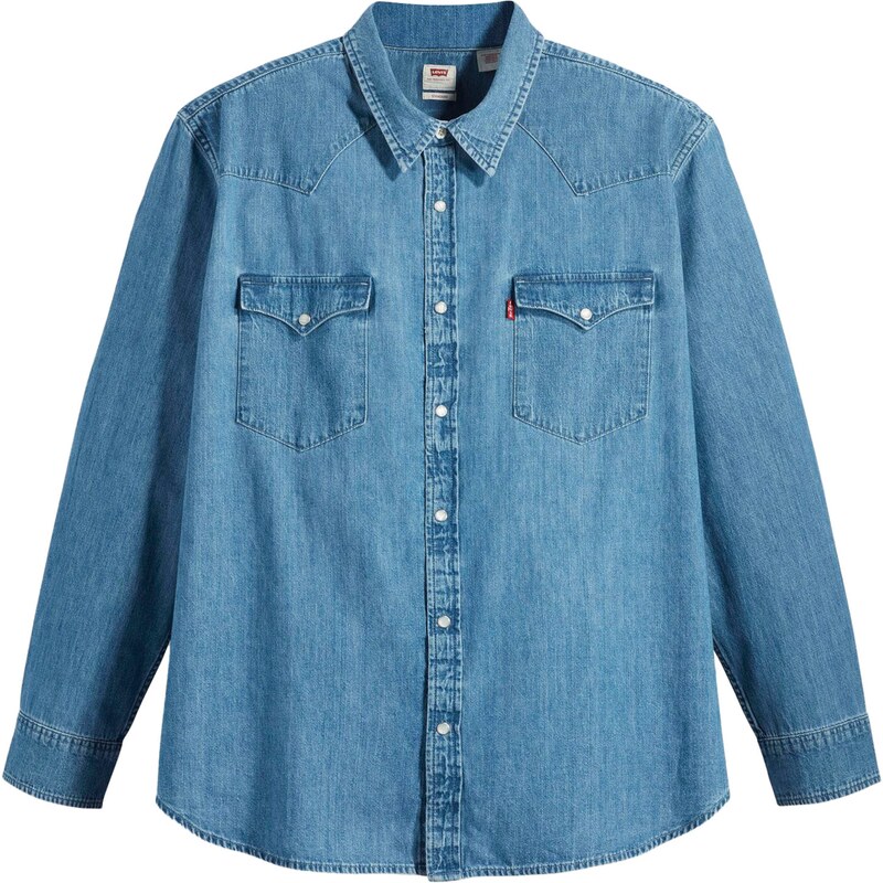 Levis Big & Tall Košeľa Classic Western Shirt (Big & Tall) modrá denim 66372110