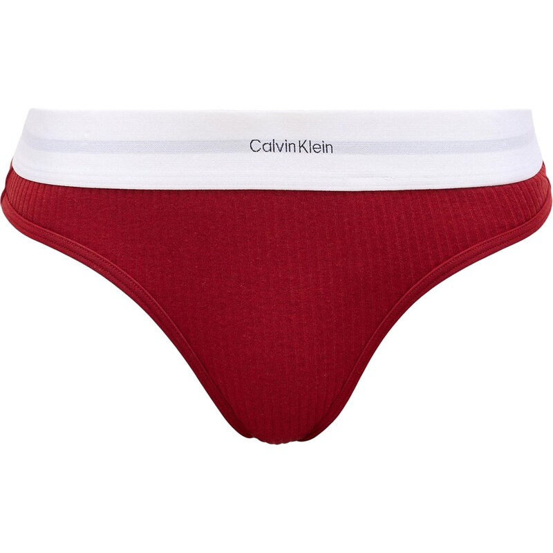 Calvin Klein Tangá červená / biela 66372158