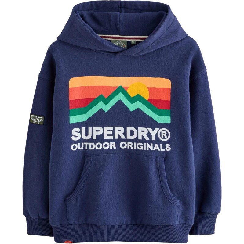 Superdry & Co Mikina námornícka modrá / žltá / zelená / červená 66372163