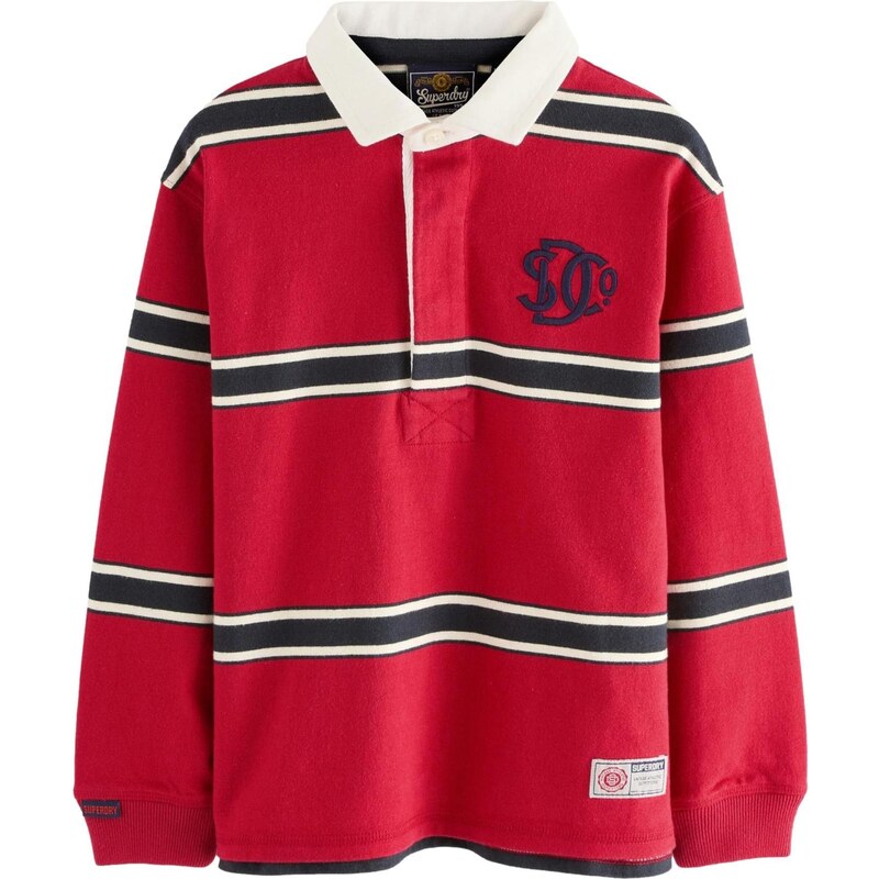 Superdry & Co Tričko námornícka modrá / červená / biela 66372168