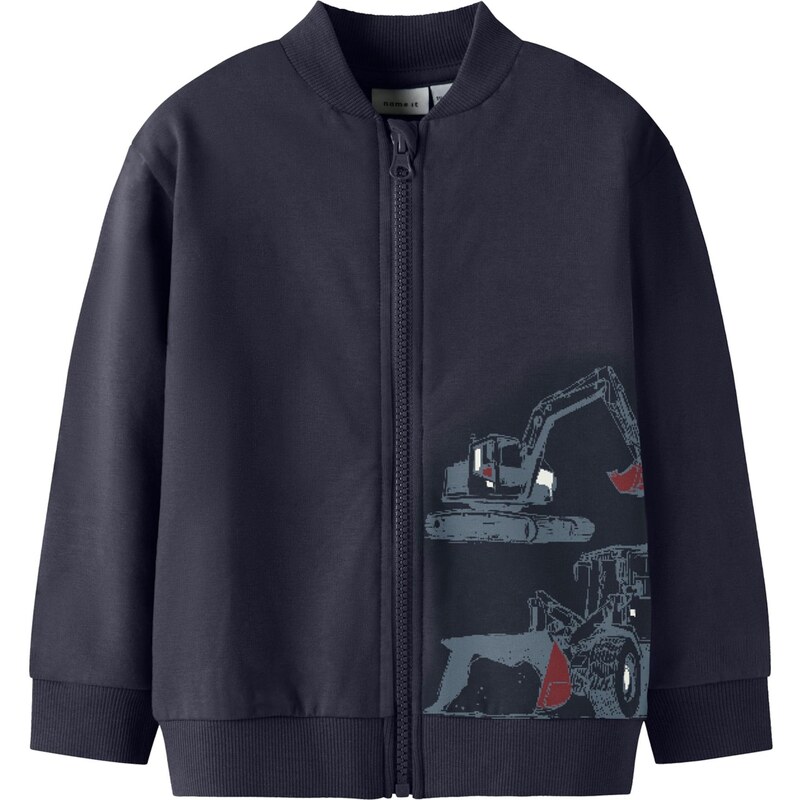 NAME IT Tepláková bunda NMMStorm námornícka modrá / zafírová / 66372280