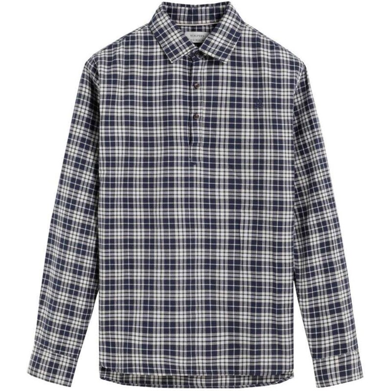 Scalpers Košeľa námornícka modrá / biela 66372296