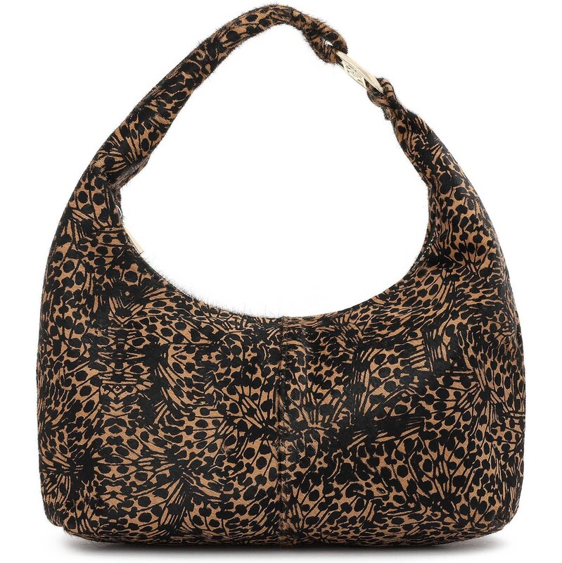 Kazar Kabelka na rameno hnedá / zlatá / čierna 66372177