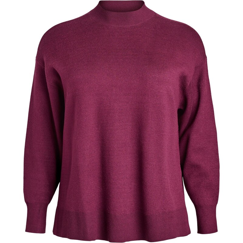 Zizzi Sveter Zoe vínovo červená 66372363