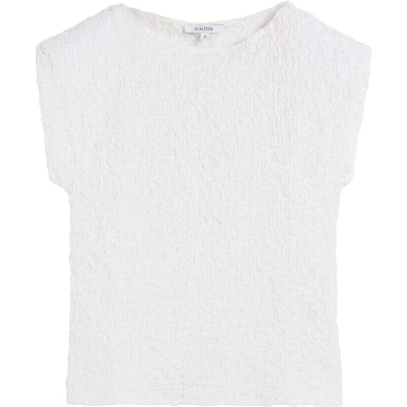 Scalpers Tričko biela / šedobiela 66372442