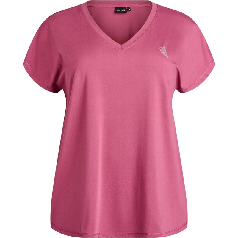 Active by Zizzi Funkčné tričko červeno-fialová / biela 66372510