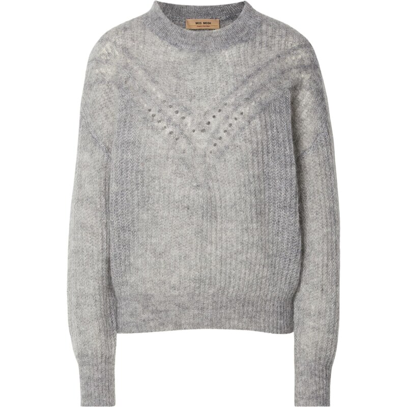 MOS MOSH Sveter Sigva sivá melírovaná 66372646