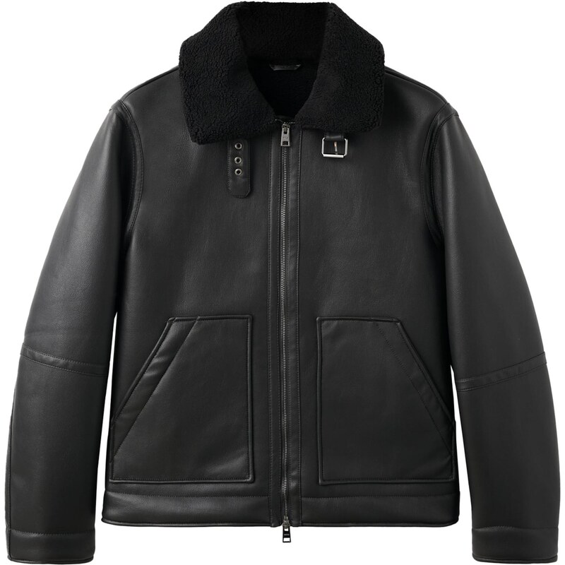 MANGO MAN Prechodná bunda ETHAN čierna 66372734