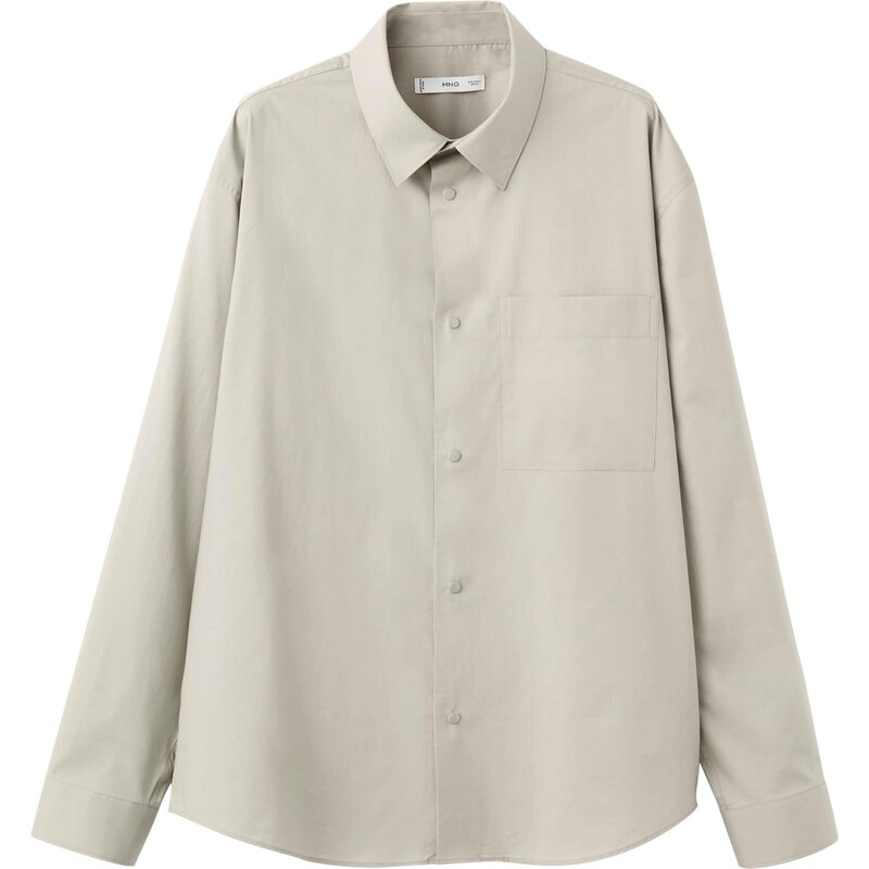 MANGO MAN Košeľa PLAIN béžová 66372741