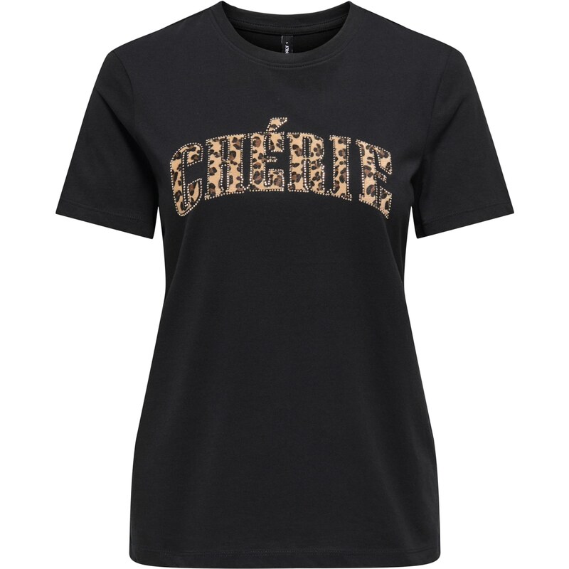 ONLY Tričko ONLDITTE čokoládová / mokka / čierna 66372854