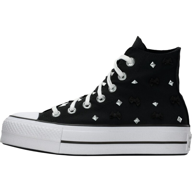 CONVERSE Členkové tenisky Ctas Lift čierna / strieborná 66372880