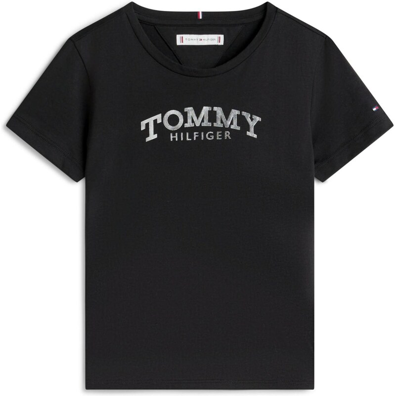 TOMMY HILFIGER Tričko čierna / strieborná 66372900