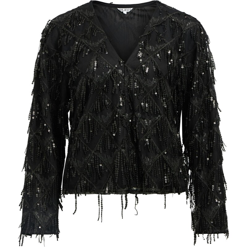 OBJECT Kardigán OBJLIOR čierna 66372941