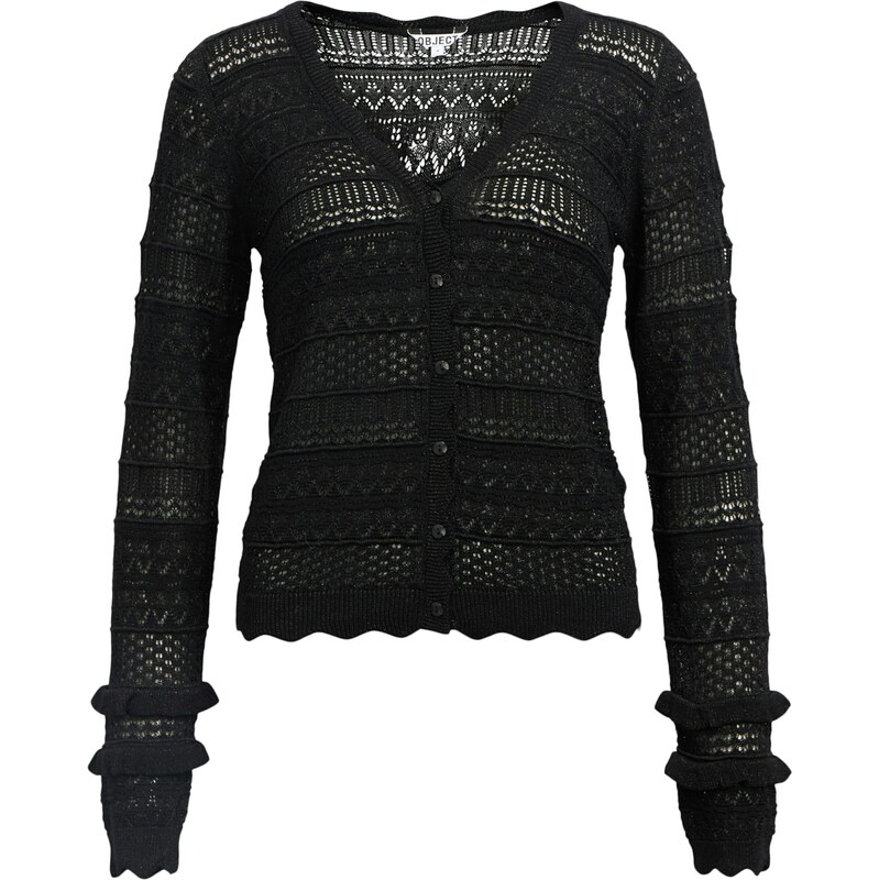 OBJECT Kardigán OBJNADUK čierna 66372947