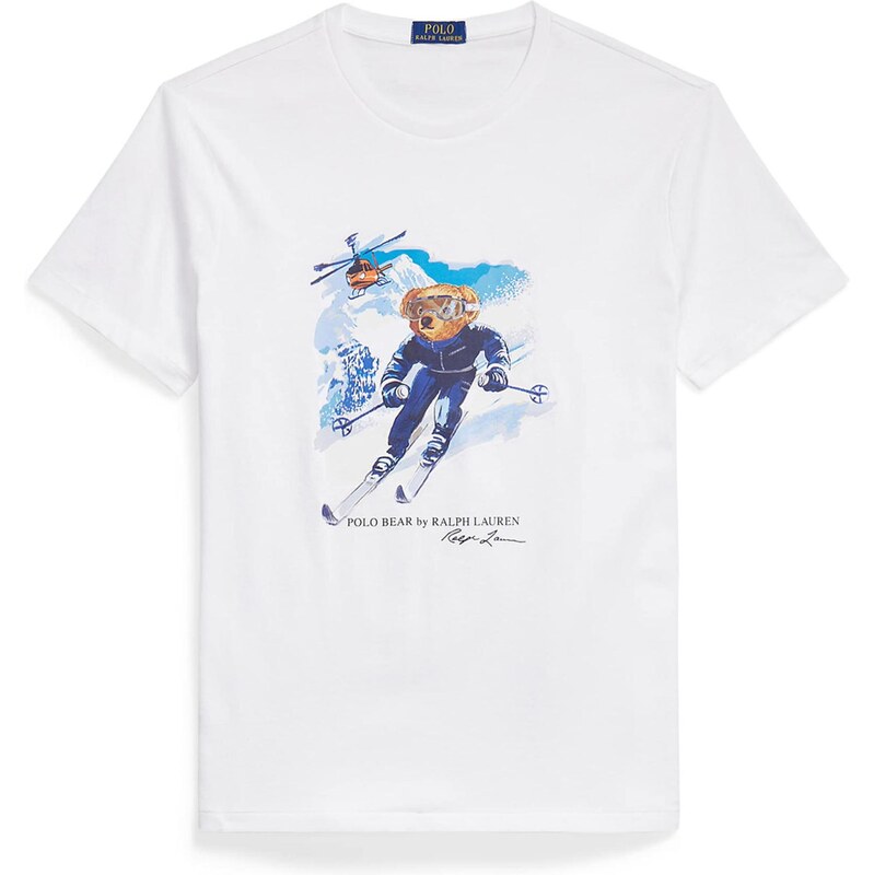 Polo Ralph Lauren Tričko svetlomodrá / tmavomodrá / karamelová / biela 66372960