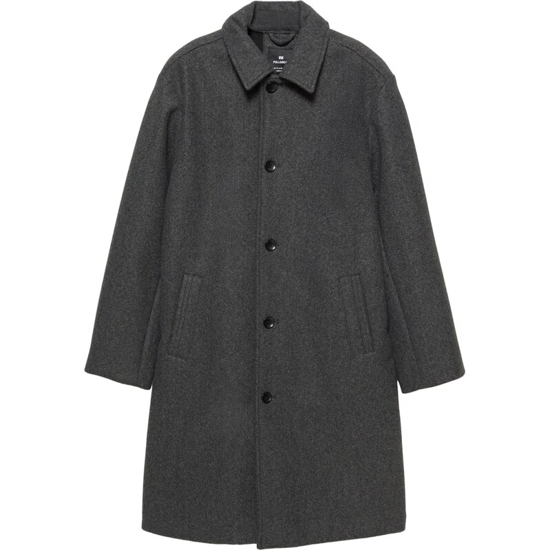 Pull&Bear Prechodný kabát tmavosivá 66372974