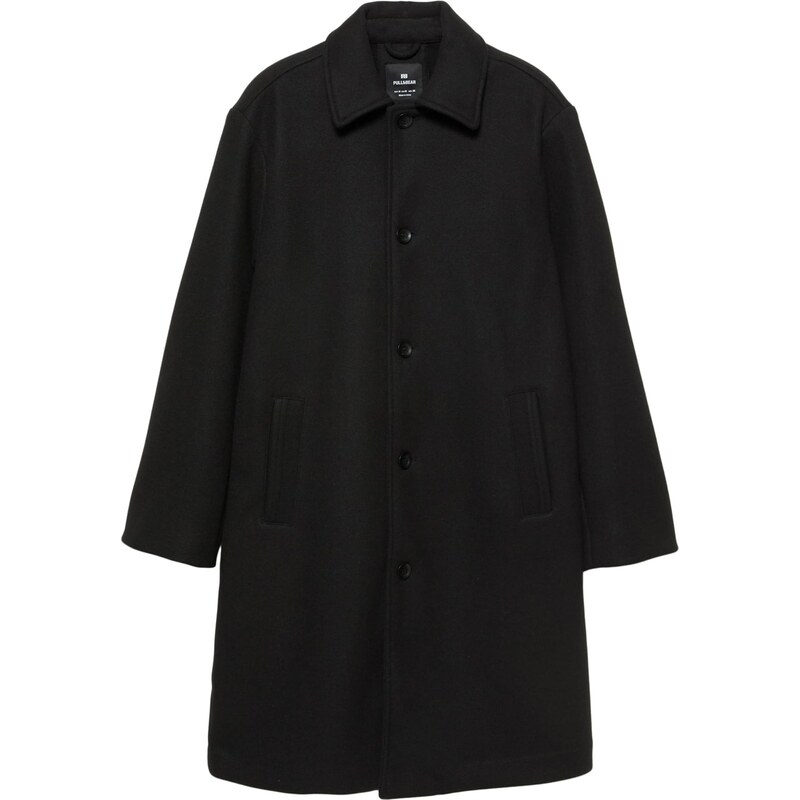 Pull&Bear Prechodný kabát čierna 66372973