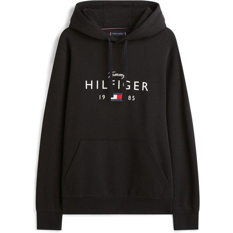 TOMMY HILFIGER Mikina BRAND LOVE čierna / biela 66373018