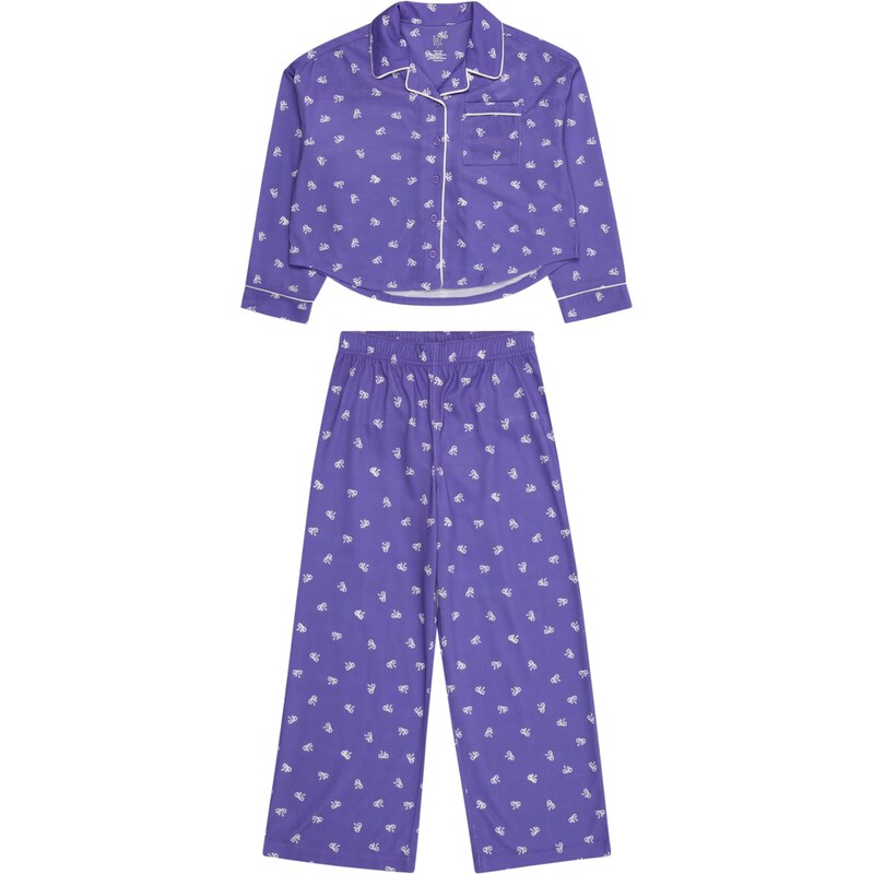 GAP Pyžamo fialová / biela 66373029