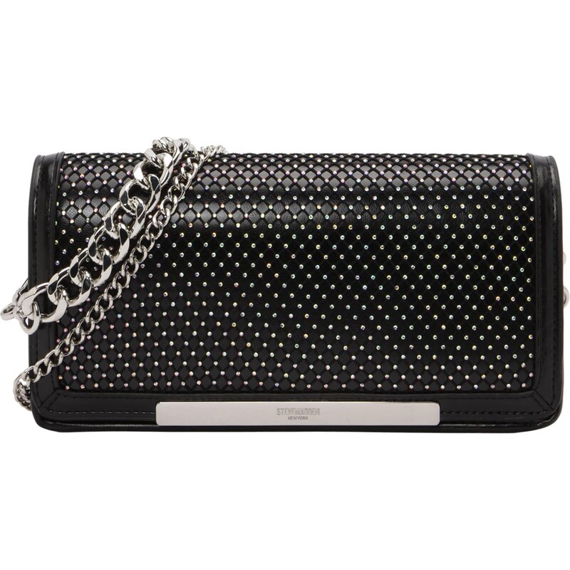 STEVE MADDEN Taška cez rameno Btaya čierna / strieborná 66373084