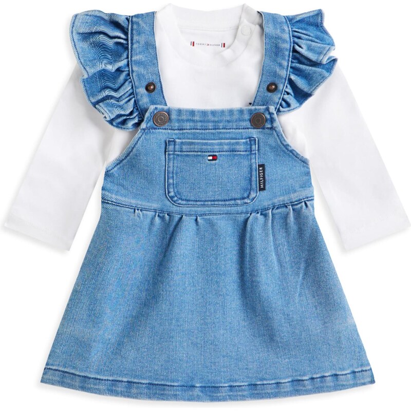 TOMMY HILFIGER Set modrá denim / vaječná škrupina 66373104