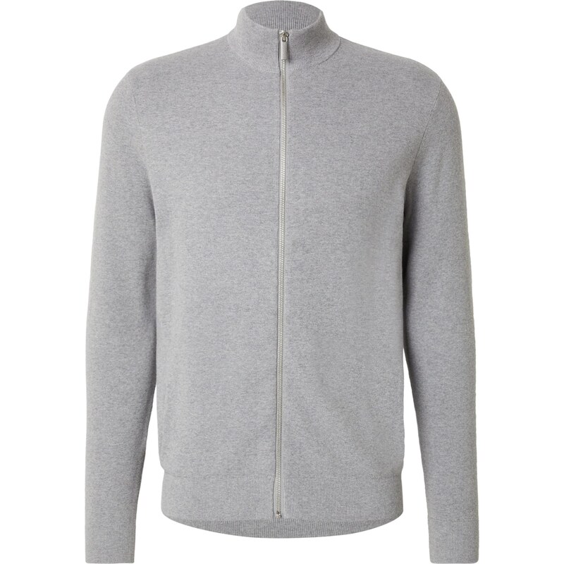 DAN FOX APPAREL Kardigán Valentin svetlosivá 66373178