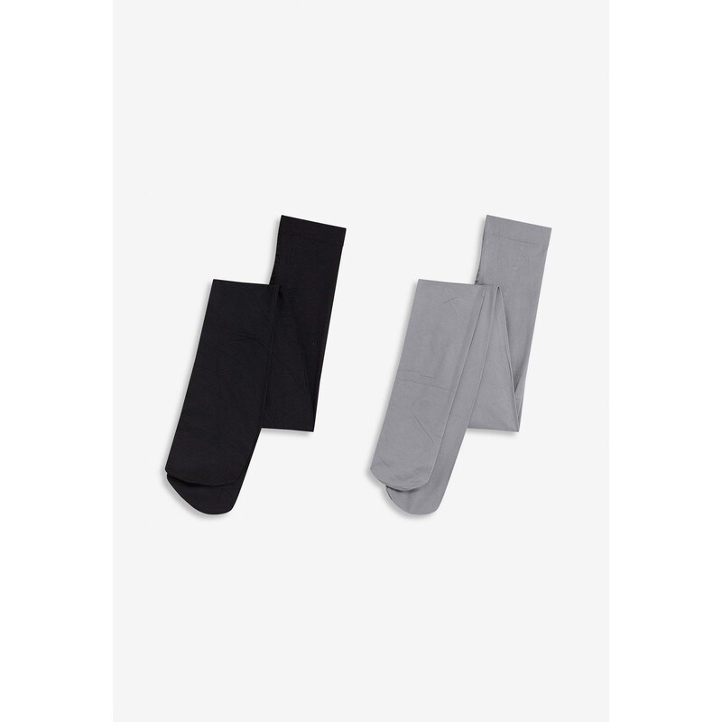 bonprix Pančuchy 80den (2 ks v balení), farba čierna 44789246