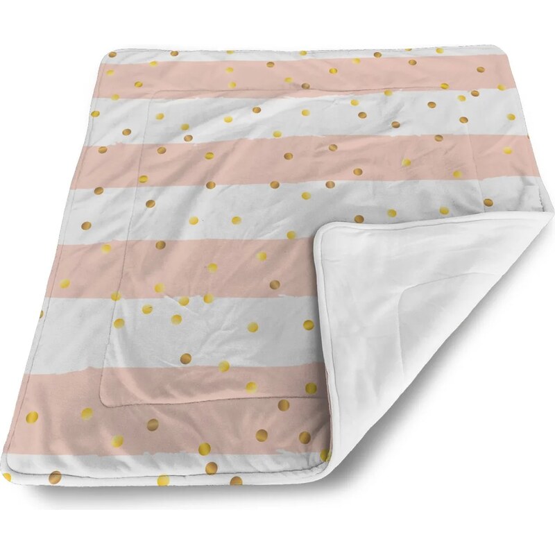 Sablio Deka pre bábätko Pruhy a zlaté bodky 60374970