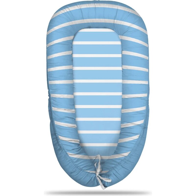 Sablio Hniezdočko pre bábätko Modrobiele pruhy 65114122