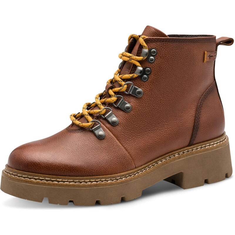 Tamaris Šnurovacie členkové čižmy koňaková 66381365