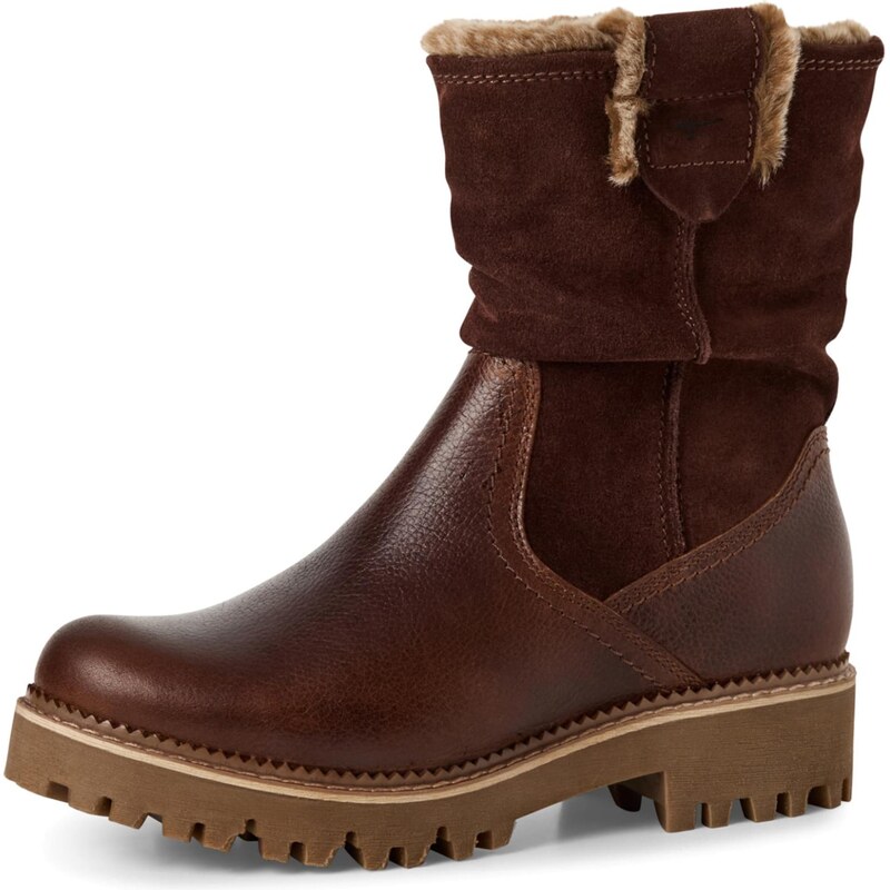 Tamaris Členkové čižmy tmavohnedá 66381371