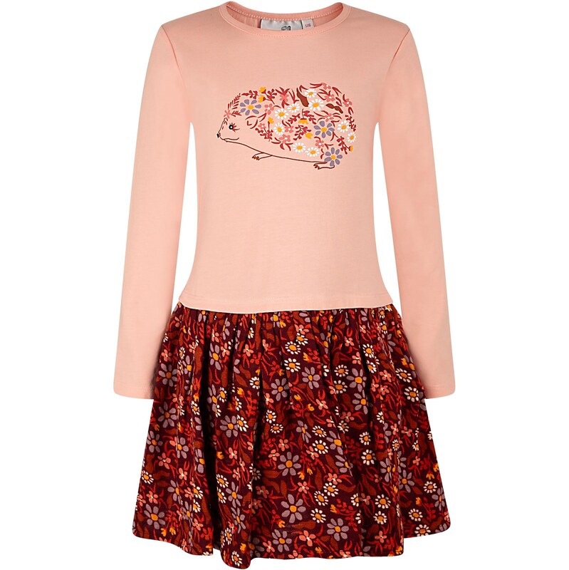 happy girls Šaty bordová / svetločervená / čierna 66381541