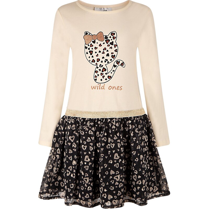 happy girls Šaty béžová / hnedá / čierna 66382543