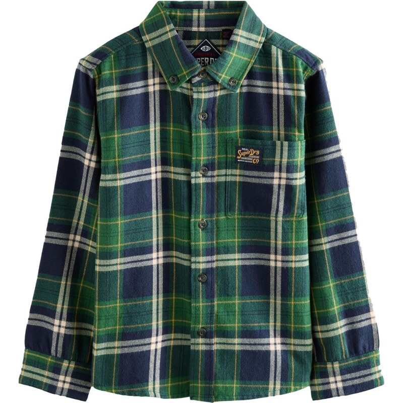 Superdry & Co Košeľa námornícka modrá / žltá / zelená / biela 66382586