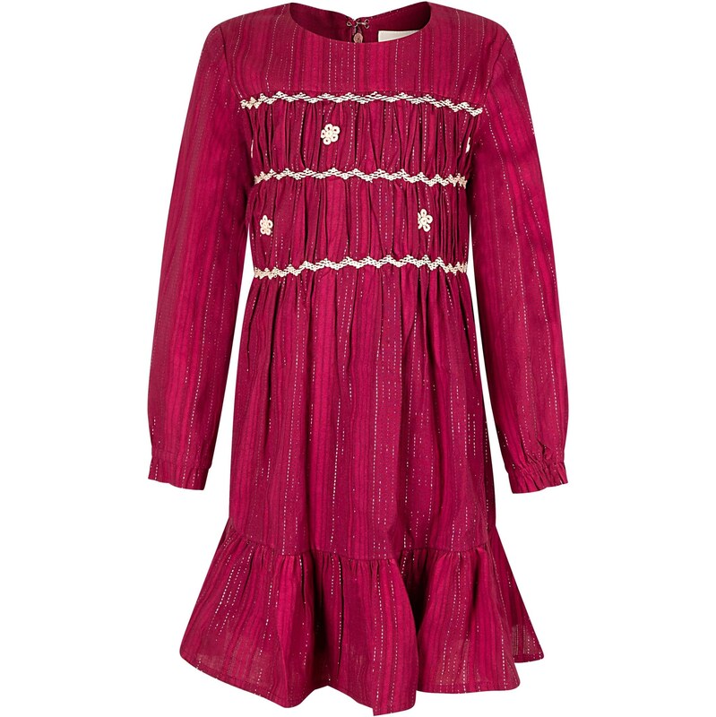 happy girls Šaty tmavočervená / biela 66382610