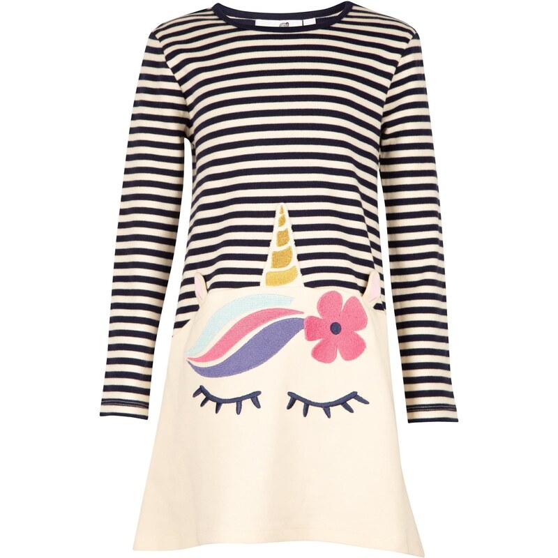 happy girls Šaty námornícka modrá / biela 66382622