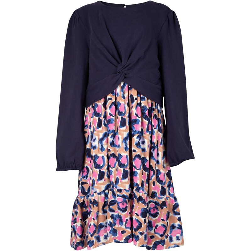 happy girls Šaty námornícka modrá / ružová 66382634